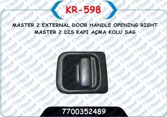 KAYA KR-598 Dis Kapi Acma Kolu On Sag Master Ii